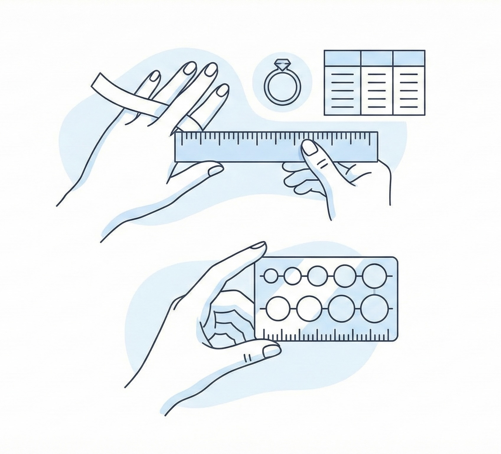 サイズ計測のイメージ